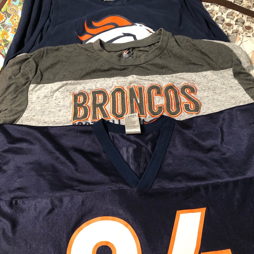 2XL Denver Bronco Shirt Bundle